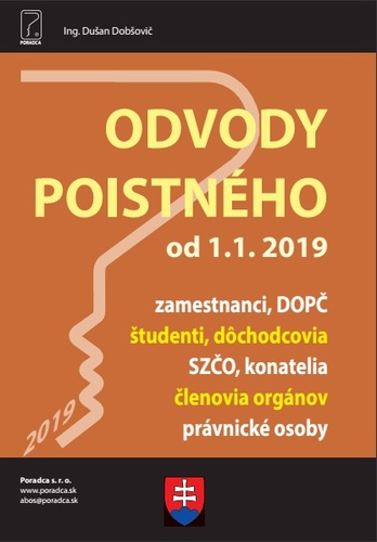 Odvody poistného 2019 (Nové sumy odvodov od 1.1.2019)