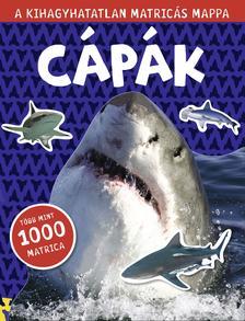 Cápák - matricás foglalkoztató, több mint 1000 matrica