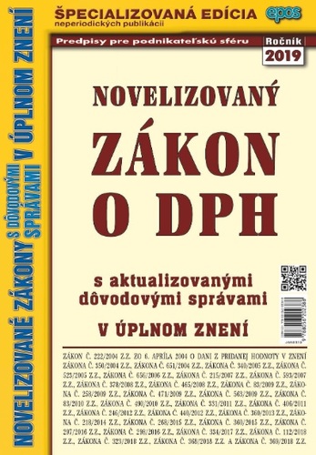 Novelizovaný zákon o DPH 3 2019