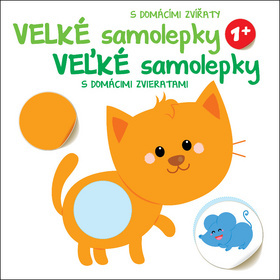 Veľké samolepky s domácimi zvieratami - Mačka