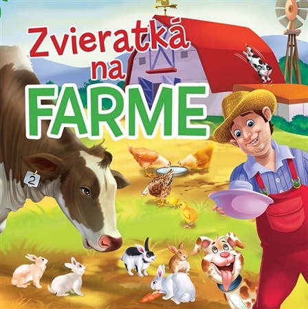 Kniha Zvieratká na farme - Textilná knižka