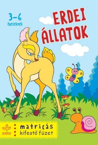 Erdei állatok - Matricás kifestő füzet