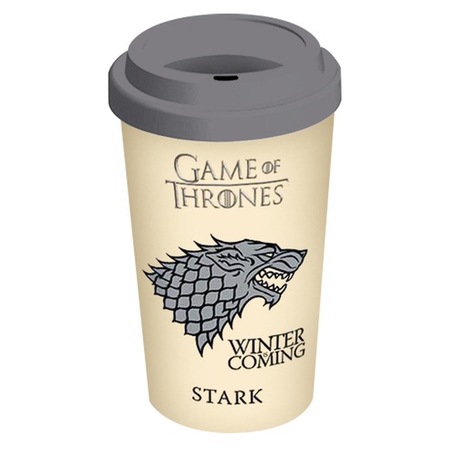 Game of Thrones: Stark  cestovní hrnek 340 ml