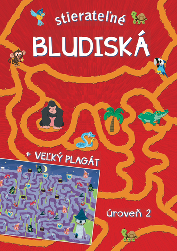 Stierateľné bludiská (úroveň 2) + veľký plagát (SK)
