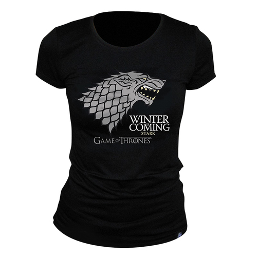 Game of Thrones: Winter is coming tričko dámské, černé L