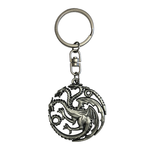 Game of Thrones: Targaryen kľúčenka 3D (kov)