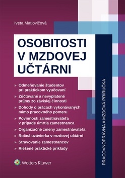 Osobitosti v mzdovej učtárni - Iveta Matlovičová