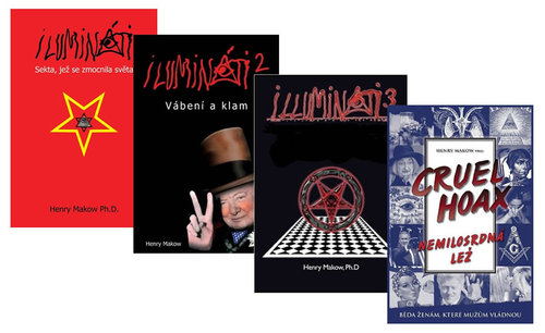 Ilumináti 1-3 + Nemilosrdná lež (Balíček 4 ks)
