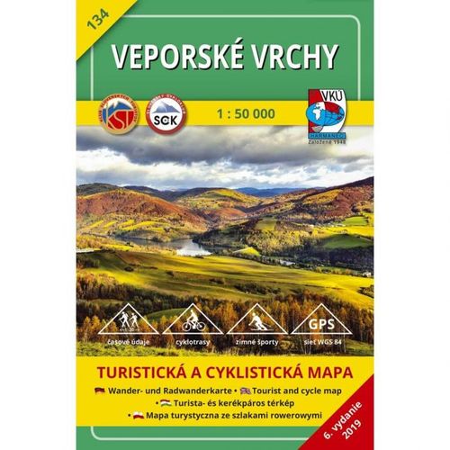 Veporské vrchy - TM 134, 1:50 000