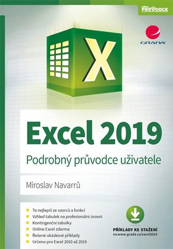 Kniha Excel 2019 - Podrobný průvodce uživatele