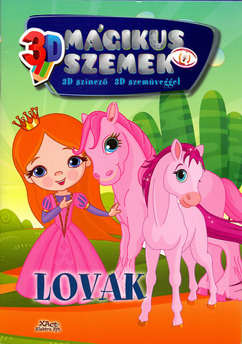 Lovak - Mágikus szemek - 3D színező 3D szemüveggel