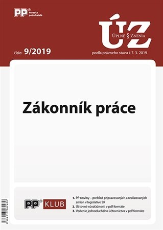 UZZ 9/2019 Zákonník práce