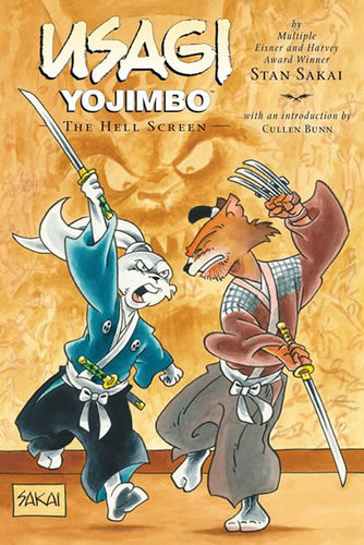 Kniha Usagi Yojimbo Pekelná malba