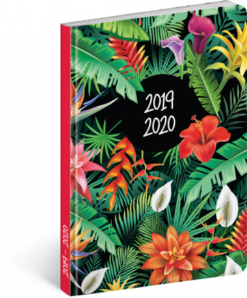 18mesačný diár Petito – Tropic 2019/2020, 11 × 17 cm