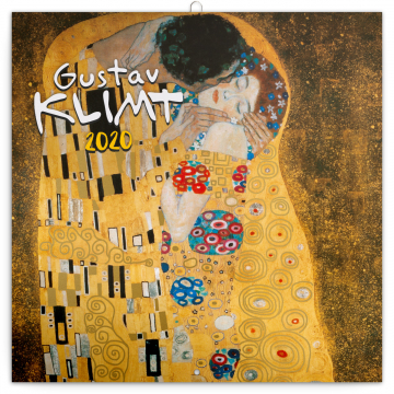 Poznámkový kalendár Gustav Klimt 2020, 30 × 30 cm