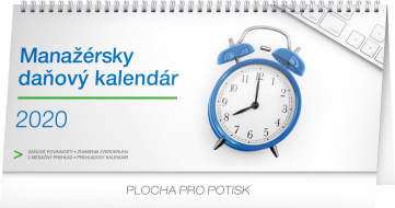 Stolový kalendár Manažérsky daňový SK 2020, 33 × 14,5 cm