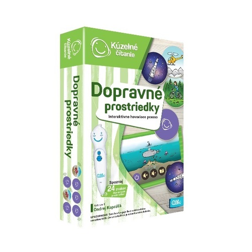 Kniha Dopravné prostriedky - hovoriace pexeso (Kúzelné čítanie) - neobsahuje ceruzku Albi