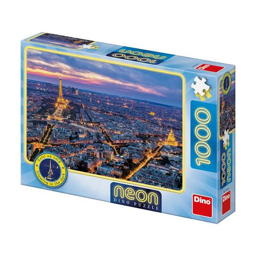 Puzzle Paríž v noci 1000 neon Dino