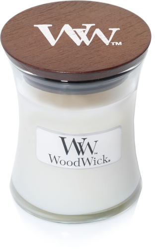 Woodwick sviečka malá White Tea and Jasmin