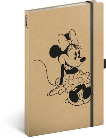 Notes Minnie Craft, linajkovaný, 13 × 21 cm