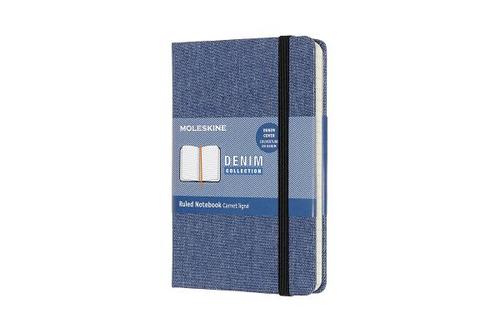 Zápisník MOLESKINE Denim linajkový sv. modrý S