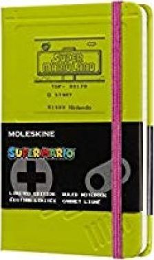 Zápisník MOLESKINE Super Mario linajkový zelený S