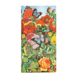 Zápisník Paperblanks Butterfly Garden Slim Linajkový