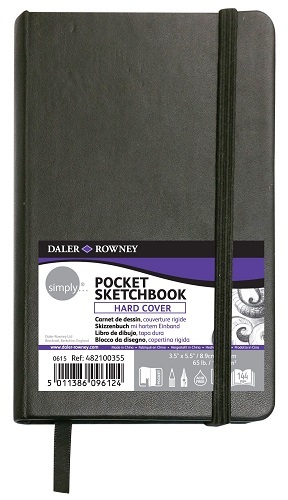 D&R Simply vreckový náčrtník 100g 72 listov