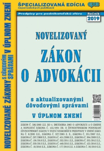 Novelizovaný zákon o advokácii 8 2019