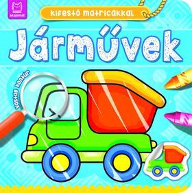 Kifestő matricákkal - Járművek