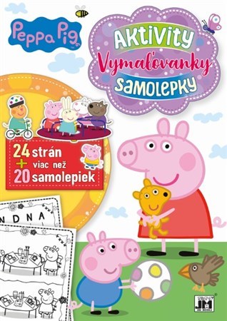 Peppa Pig - Aktivity, vymaľovanky, samolepky