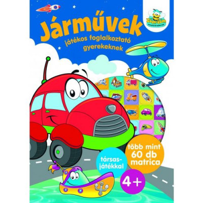 Kniha Járművek - Játékos foglalkoztató gyerekeknek - Emese Nagy
