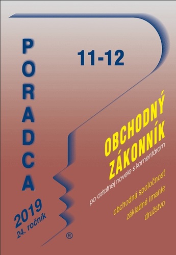 Poradca 11-12 2019 - Obchodný zákonník s komentárom