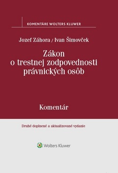 Kniha Zákon o trestnej zodpovednosti právnických osôb