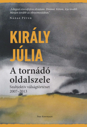 Kniha A tornádó oldalszele - Szubjektív válságtörténet 2007-2013 - Király Kinga Júlia