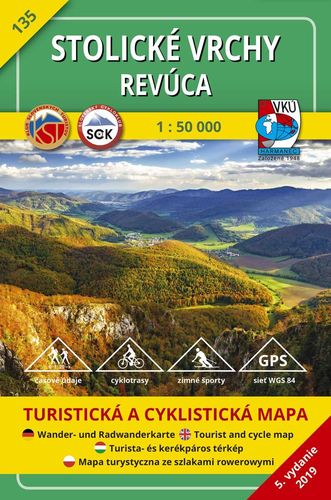 Stolické vrchy - Revúca TM 135 - 1:50 000, 2019