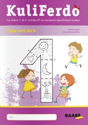 Kniha Kuliferdo - vývinové poruchy učenia - čísla od 0 po 9