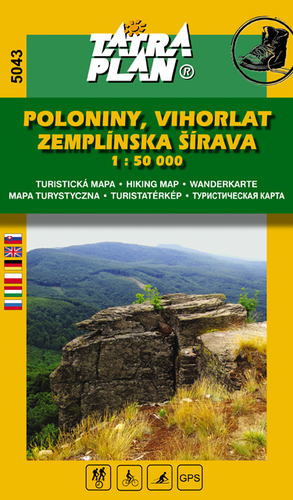 TM 5043 Poloniny, Vihorlat, Zemplínska šírava 1: 50 000