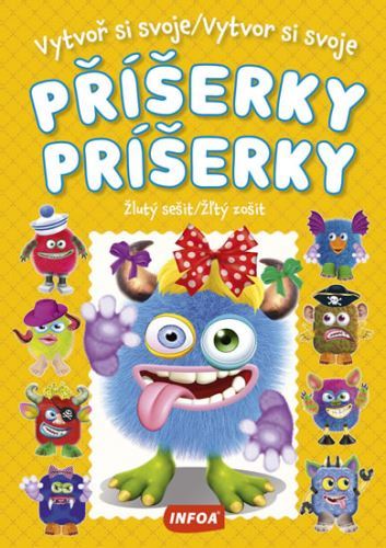 Kniha Vytvor si svoje príšerky / Žltý zošit + samolepky