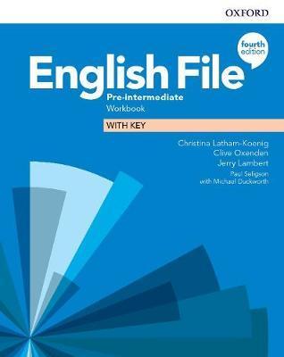 English File Pre-Intermediate, 4th Edition -  Workbook with key