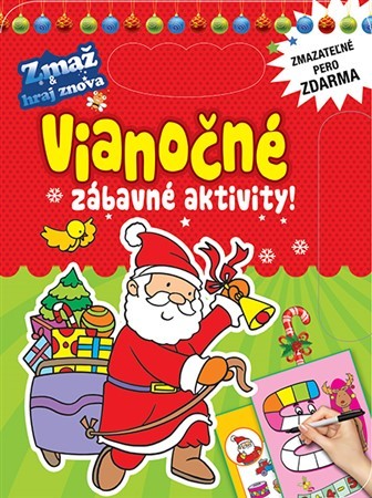 Kniha Zmaž & hraj znova - Vianočné zábavné aktivity!