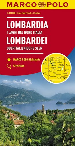 Itálie č.2 - Lombardie mapa 1:200T