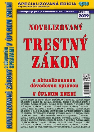 Novelizovaný Trestný zákon 11/2019