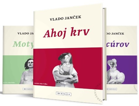 Sada 3x Janček (Motýľov / Kocúrov / Ahoj krv) - Vlado Janček