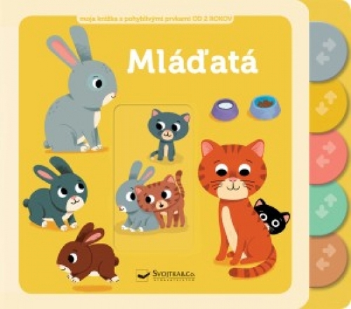 Kniha Mláďatá – moja knižka s pohyblivými prvkami