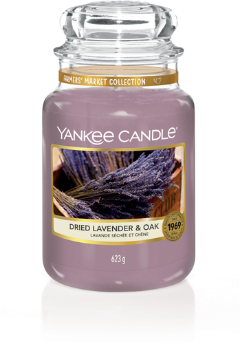 Yankee Candle sviečka veľká Dried Lavender and Oak
