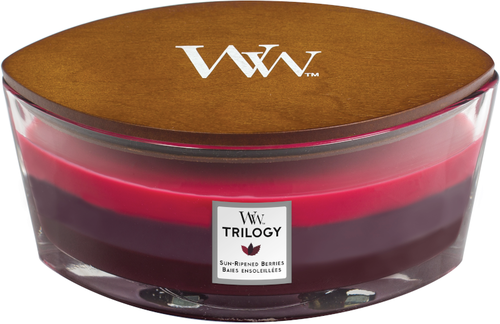 WoodWick sviečka loď Trilogy Ripened Berries