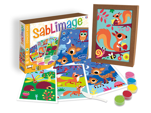 SentoSphére Sablimage Concept Box Pieskové obrázky Zvieratká z lesa