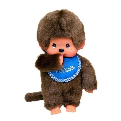 Mončiči chlapec s modrým podbradníkom 20cm