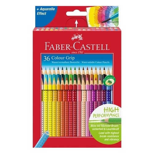 Faber-Castell Pastelky Faber-Castell Colour Grip 36 ks